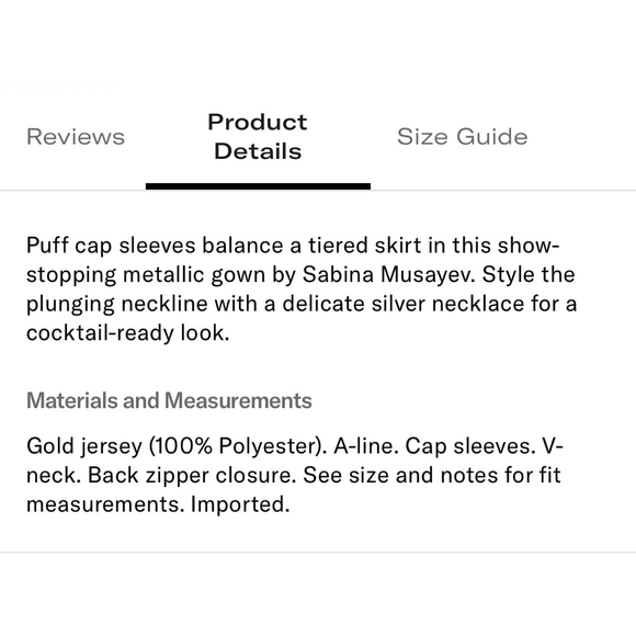 Sabina Musayev Maze Metallic Tiered Maxi Dress - Picture 10 of 10